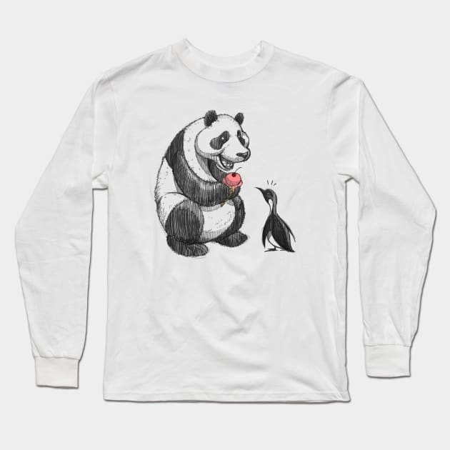 Sharing is Caring Long Sleeve T-Shirt by FelipeTorres